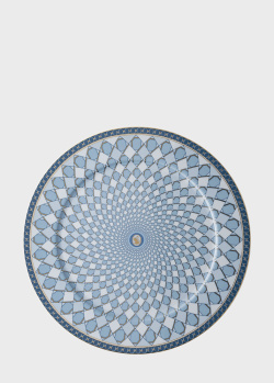 Фарфоровая тарелка Rosenthal Swarovski Signum Azure 33см, фото